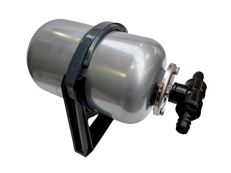 Pressure relief tank 2 L for Ø 19 mm hose.