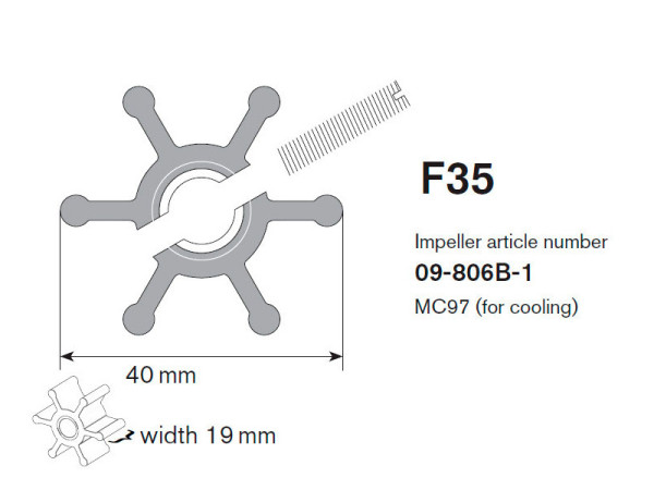 Svänghjul MC97 F35B-