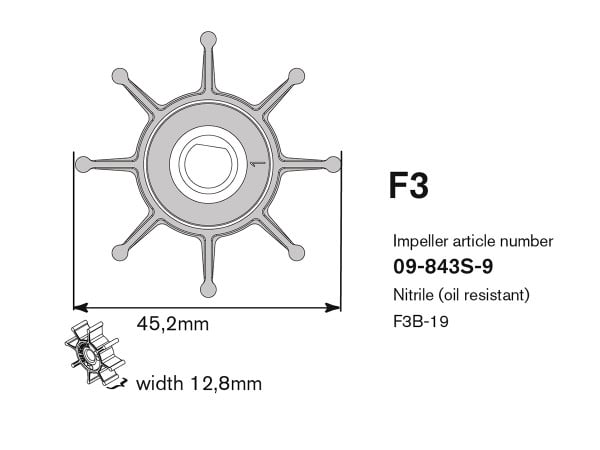 09-843S-9 siipipyörä F3B