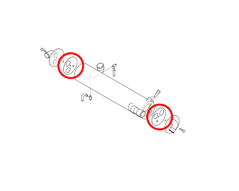TIIVISTE B freshwater cooler for header TIIVISTE B freshwater cooler for header