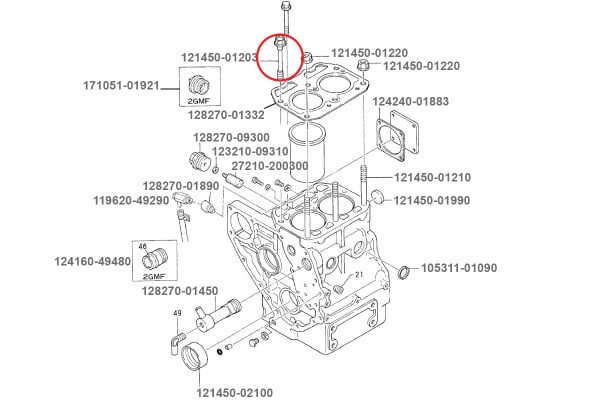 Cylinder head bolt