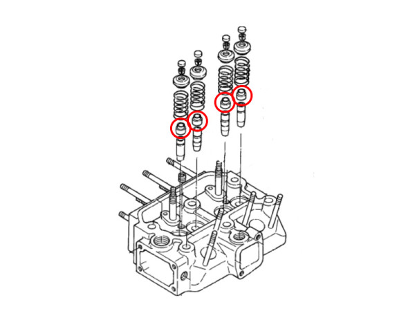 124160-11340 ventilspindel gummi