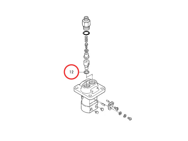 124950-51270 Gasket, injection pump