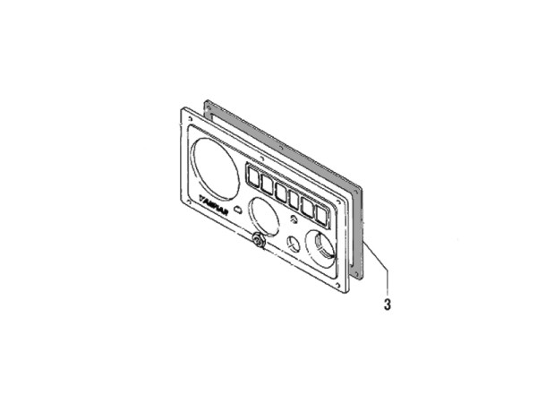 128170-91020 mittaripaneelin tiiviste Yanmar