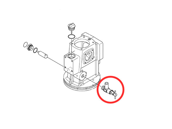 196420-02291 valve, water SD20, SD25