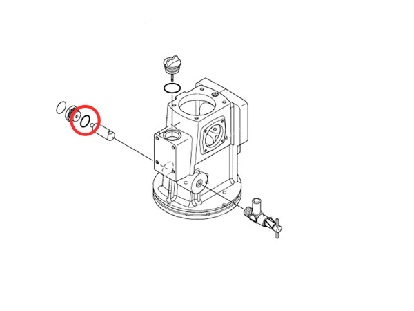 O-RING 1A G-25.0