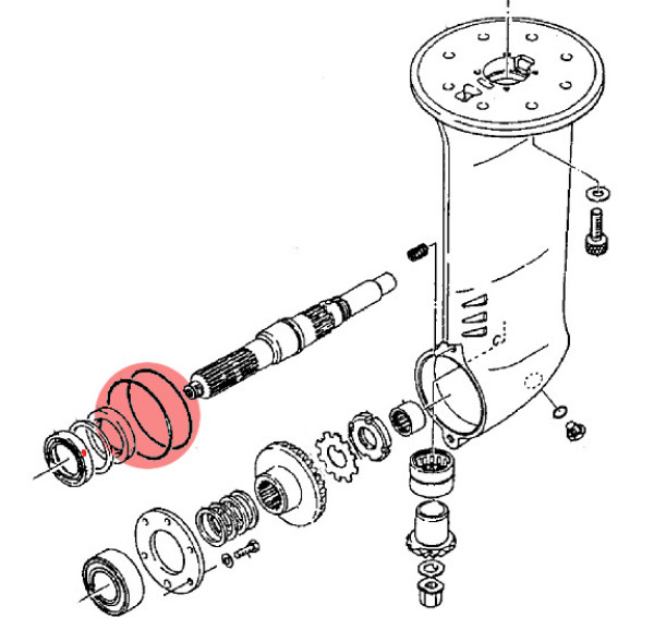 24321-000950 O-rengas Sail_drive runko G-95.0