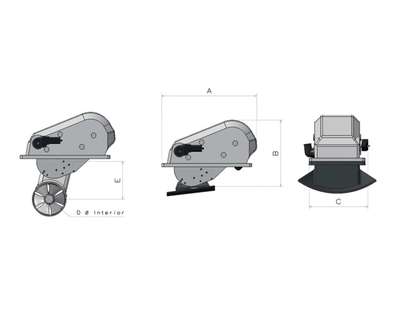 CT70 Lowerable bow thruster Retract Thruster CT70 Lowerable bow thruster Retract Thruster