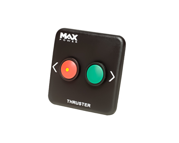 Control panel with push buttons MAXPower black single - Mepratuote boat ...
