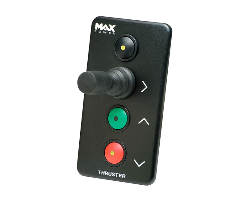 Joystick med tryckknapp, VIP, dubbelpanel, Retract RT, svart