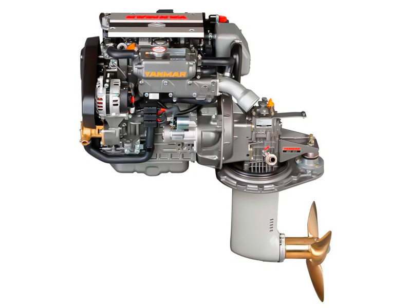 40 hp/29,4 kW Yanmar 3JH40 SD60 Sail-Drive 2.23:1