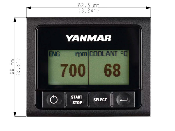 40 hp Yanmar 3JH40 Sail-Drive 2.49:1