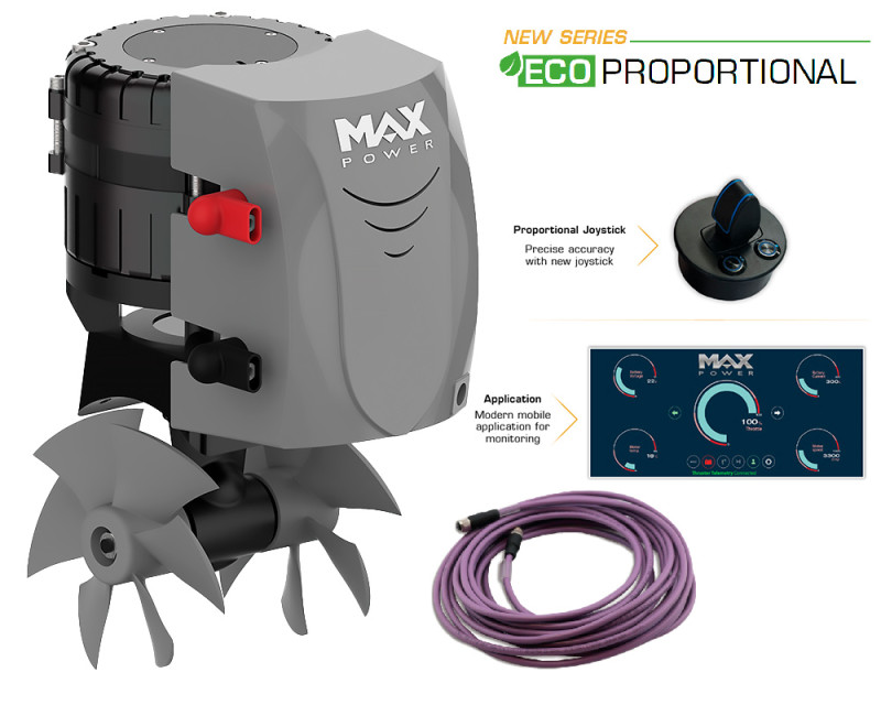 ECO 90 bogpropeller 24V Ø185