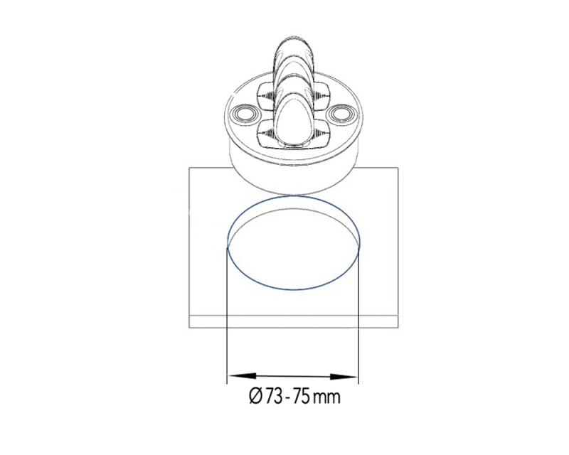 ECO Double Joystick ohjauspaneeli kahdelle laitteelle Max Power ECO Double Joystick ohjauspaneeli kahdelle laitteelle Max Power