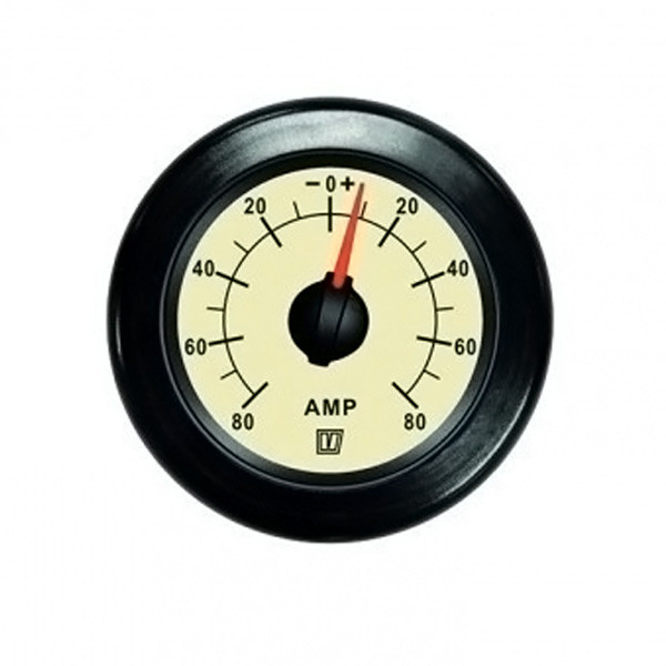 Ammeter 12/24 V (+/- 80A) Ø 52 mm