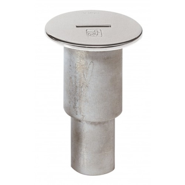 Suction drain screw WC Ø 38 mm hose, AISI 316