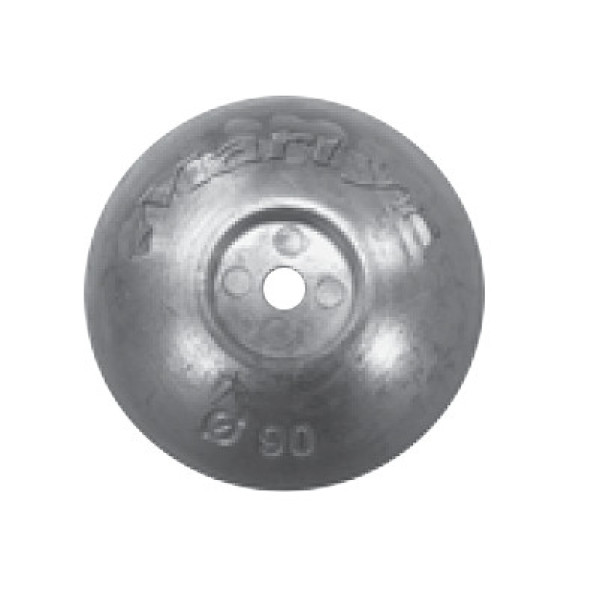 Ø 70 mm zinc anode for rudder/ trim plate EURO