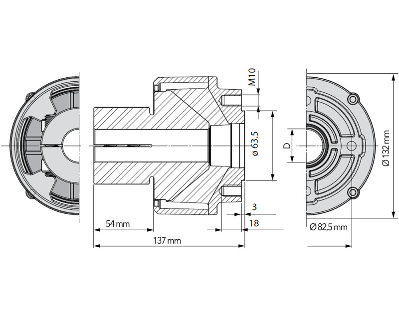 Combiflex 12 clutch for Ø30 mm shaft, flange 4 Vetus Combiflex 12 clutch for Ø30 mm shaft, flange 4 Vetus