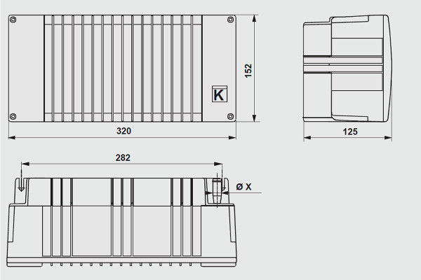 1,7 kW honeycomb fan heater Silencio 2 12V Calorie Eberspächer heater