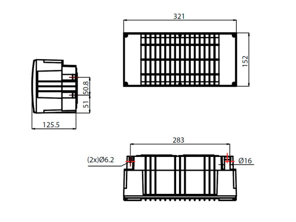 1,7 kW honeycomb fan heater Silencio 2 12V Calorie Eberspächer heater