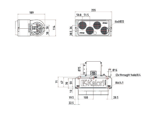 Kennopuhallin Compact EVO1 G 24V Kalori