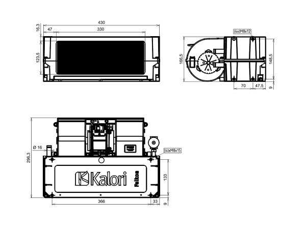 Kennopuhallin FALKON KOMBI E 12V