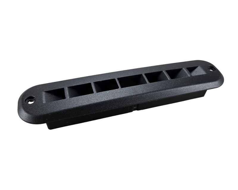 Air intake grille, rectangular 205x47 mm