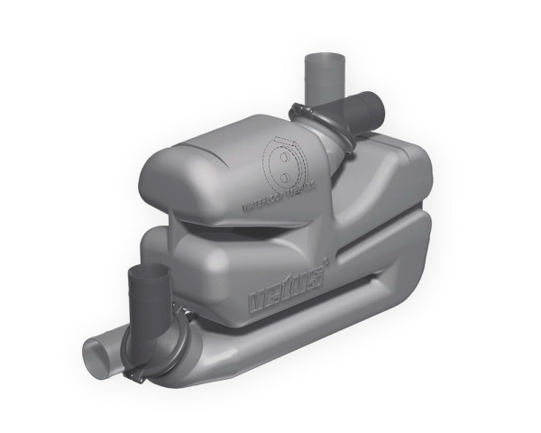 Water trap LSG60 Ø 60 mm for exhaust hose capacity 17.0 L