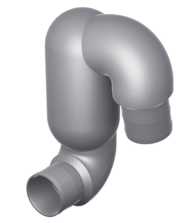 Joutsenkaula LT90110 sisääntulo Ø 90 mm, ulostulo 110 mm Joutsenkaula LT90110 sisääntulo Ø 90 mm, ulostulo 110 mm