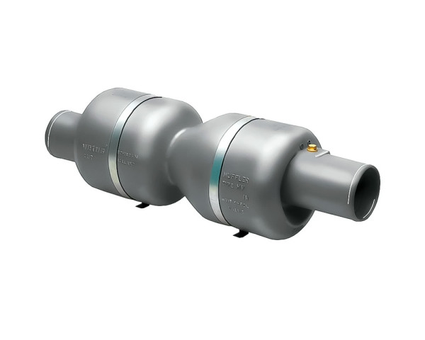 Silencer MV100 Ø 100 mm, with flap Silencer MV100 Ø 100 mm, with flap