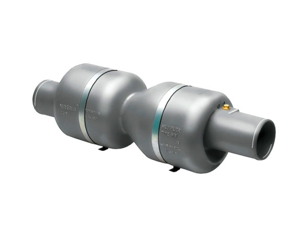 Ø 125 äänenvaimennin MV125 Ø 125 mm, läpällä Ø 125 äänenvaimennin MV125 Ø 125 mm, läpällä