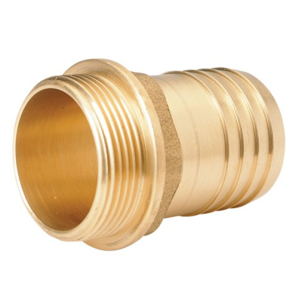 Hose coupling, brass, G 1 - Ø 25 mm