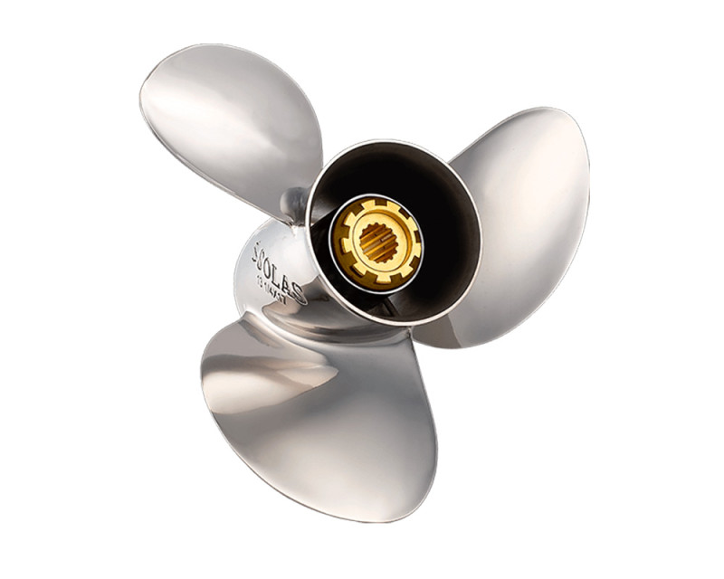 11-5/8 x 11 Solas New Saturn teräspotkuri Mercury 25 - 60 hv