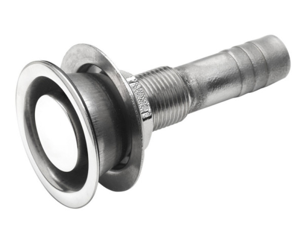 Ø16 mm AISI316 drain valve, straight