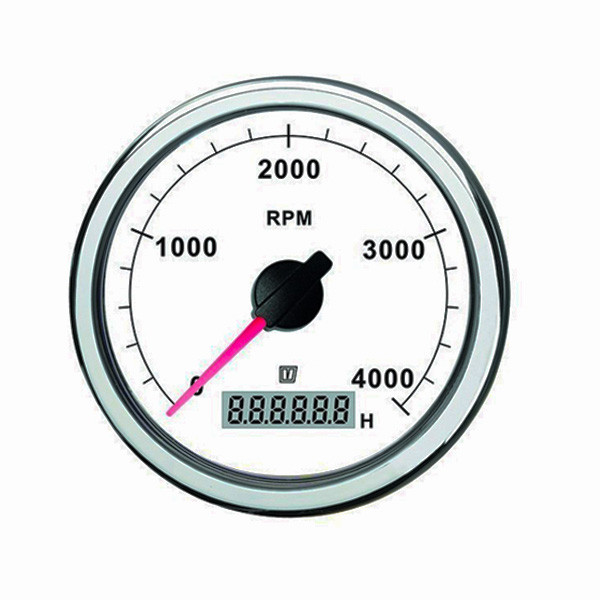 0 - 4000 rpm Revolution counter / hour counter 12/24V