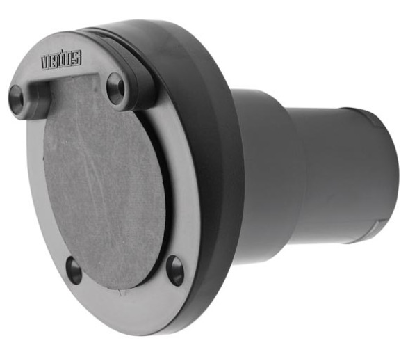 Ø 40 mm utlopp för avgasslang med klaff Vetus