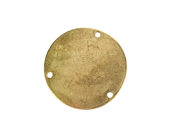 01-43141 pump end cover F3B-19 Johnson Pump 01-43141 pump end cover F3B-19 Johnson Pump