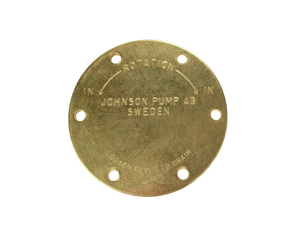 01-477631 pump end cover F4/F5 Johnson Pump 01-477631 pump end cover F4/F5 Johnson Pump