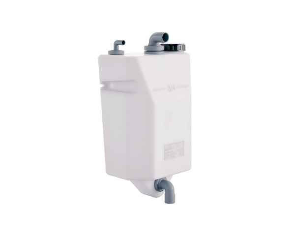 Väggmonterad septiktank 25 l inlopp och utlopp li Väggmonterad septiktank 25 l inlopp och utlopp li