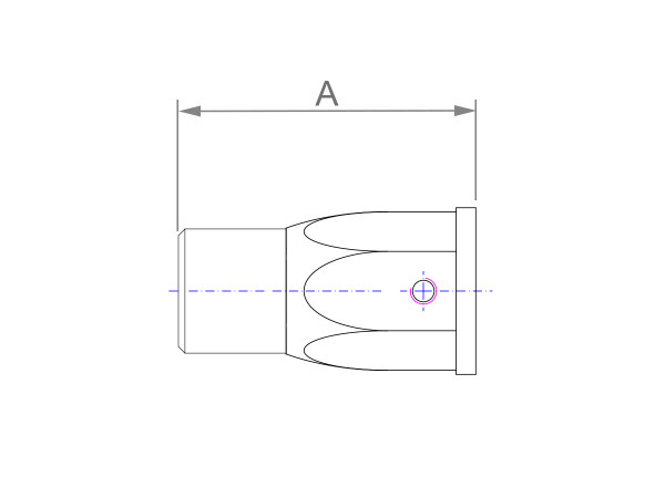 Nut with zinc M24x2